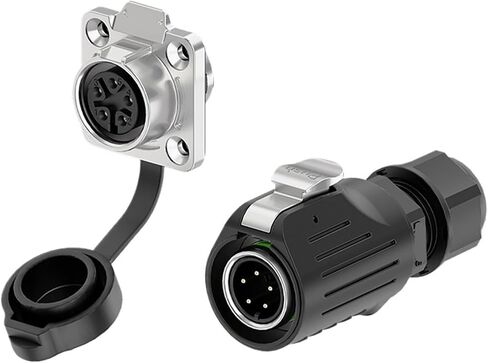 Power connector EW-LP16 flange type 2/3/4/5/7/8/9 core display equipment waterproof aviation flange normal installation (welding type)(EW-LP16-5P 5A) in Saudi Arabia