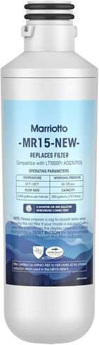 Marriotto LT120F استبدال مرشح الهواء الثلاجة لـ LG LT120F ، Kenmore Elite 469918 ، 9918 ، ADQ7334008 ، ADQ73214402 ، ADQ73214404 ، 3 Pack in Kuwait