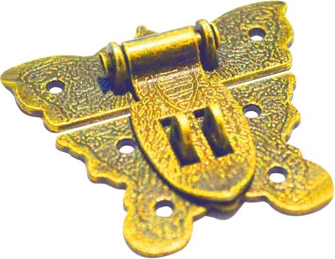 Nails for Hanging Pictures,Picture Hooks Antique Buckle 36x25mm Iron for All Styles Wallets Easy Install Material The Alloy Sturdy S12 Buckle Yellow 6Pcs(30mm*30mm) in Kuwait