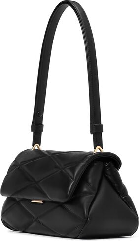 kate spade new york Grace DOT FINE Grain Leather Shoulder Bag, Black Multi in Kuwait
