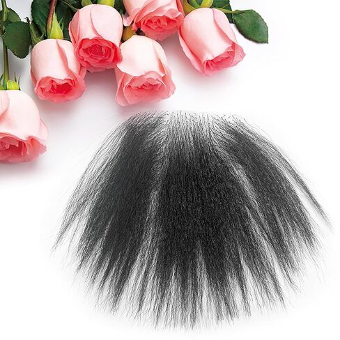 Fake Private Hair, Invisible Realistic Biniki Body Hairs For Men and Women Fake Chest Hair Fake Mustache (style4) in Kuwait