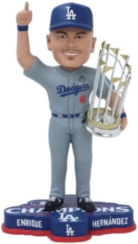 FOCO Kiki Hernandez (Los Angeles Dodgers) 2024 World Series Bobblehead in Saudi Arabia