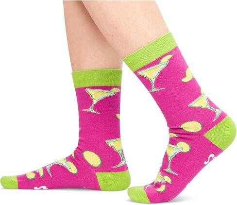 HAPPYPOP Funny Tea Socks for Women - Crazy Tea Gifts for Tea Lovers Tea Drinkers, Tea Gifts for Her in Saudi Arabia