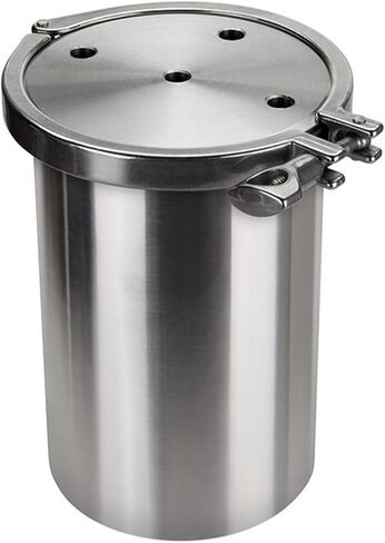 iDili 304 Stainless Steel Dispenser Pressure Tank Storage Tank Fluid Dispensing Bucket with Safety Valve 1-15L Optional (1L) in Saudi Arabia