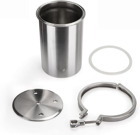 iDili 304 Stainless Steel Dispenser Pressure Tank Storage Tank Fluid Dispensing Bucket with Safety Valve 1-15L Optional (1L) in Saudi Arabia
