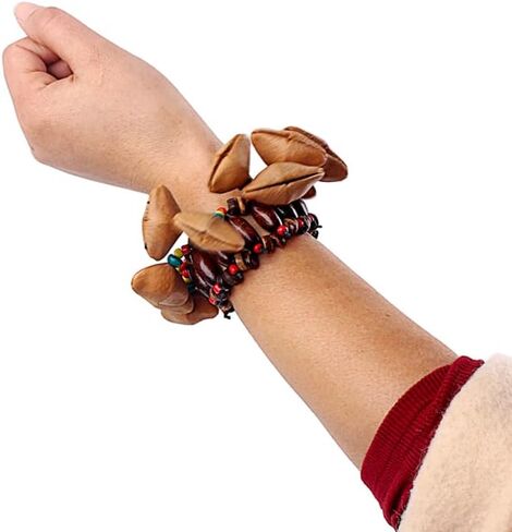 Handbell Handbell Handbell - 2 PCS متنوعة ألوان جوز الهند الإيقاع أداة للنساء ، 4.72 × 4.72 × 10.82 بوصة in Kuwait