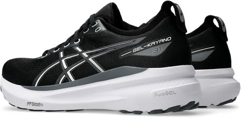 Asics Men's Gel-Kayano 31 Running Shoes, 10.5, Piedmont Grey/Fiery RED in Saudi Arabia