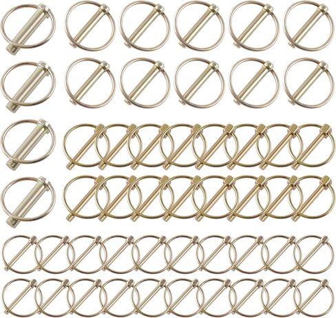 230Pcs Heavy Duty Pin Assortment Kit, Hitch Pins, Clip Pins, Linch and PTO Pins for Truck Towing Mowing, Farm Equipment, Lawn Mowers, 3 Point Accessories Tractor Attachments in Saudi Arabia