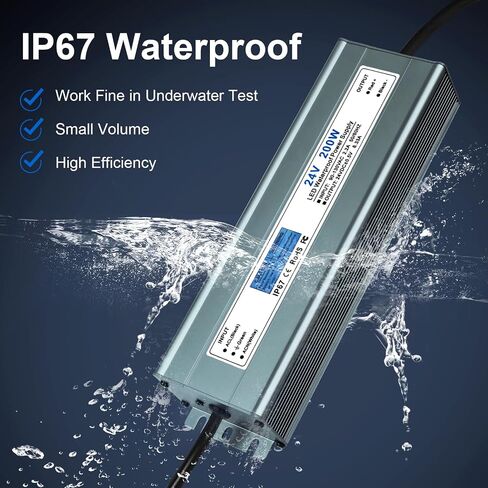24 فولت 400W LED إمدادات الطاقة ، IP67 مقاوم للماء AC 90-140V إلى DC 24V 16.6A LED ، محول الجهد المنخفض مع قابس 3 شرق لشريط LED ، إضاءة المناظر الطبيعية ، مصابيح LED 24V ، الكمبيوتر ، الكمبيوتر in Saudi Arabia