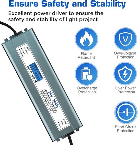 24 فولت 400W LED إمدادات الطاقة ، IP67 مقاوم للماء AC 90-140V إلى DC 24V 16.6A LED ، محول الجهد المنخفض مع قابس 3 شرق لشريط LED ، إضاءة المناظر الطبيعية ، مصابيح LED 24V ، الكمبيوتر ، الكمبيوتر in Saudi Arabia