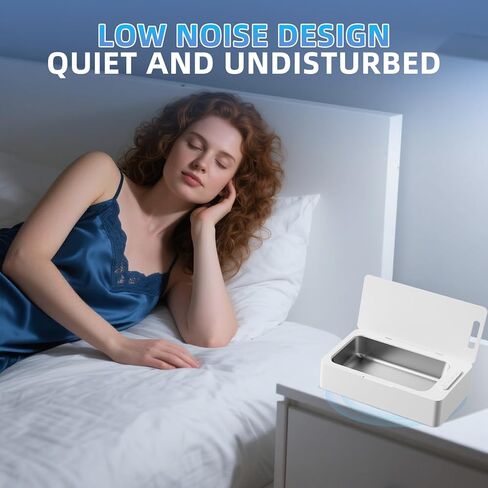 آلة نظافة بالموجات فوق الصوتية الاحترافية مع سعة 450 مل للمجوهرات ، النظارات ، الخاتم ، الذهب ، العملة ، الحلاقة ، الفضة ، التجنيب ، حزام مشاهدة ، أسنان الأسنان ، جراب نظافة 42 كيلو هرتز مع عملية ملمس واحد ، 3 أوضاع توقيت in Kuwait