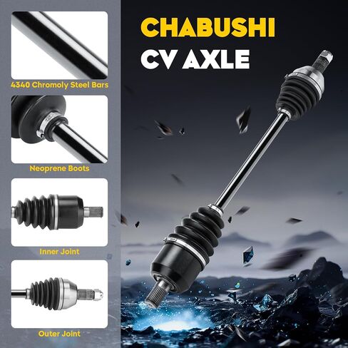 Front Rear CV Axle Drive Shaft & Bearings for Polaris Sportsman 400 500 570 800 Forest 2007 2008 2009 2010 2011 2012 2013 Replacement for 1332881 1332656 ATV Axle -All Four Set in Saudi Arabia
