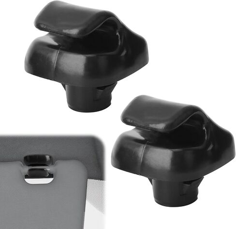 2007 Sun Visor Clip Replacement Compatible with Honda Accord, Sunvisor Inner Clips for Civic CR-V Odyssey Ridgeline Element Pilot Acura TSX RSX, OEM #88217S01A01ZA 88217S04003ZA (Gray) in Saudi Arabia