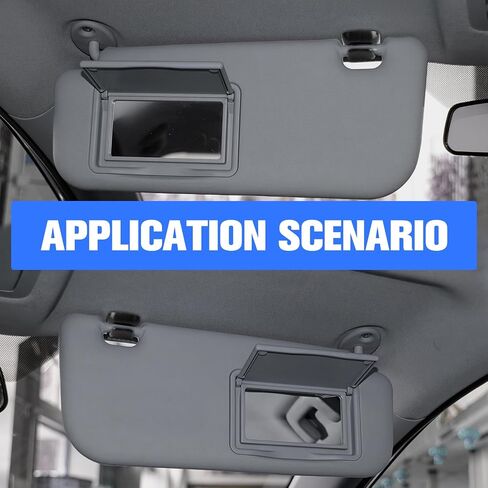 2007 Sun Visor Clip Replacement Compatible with Honda Accord, Sunvisor Inner Clips for Civic CR-V Odyssey Ridgeline Element Pilot Acura TSX RSX, OEM #88217S01A01ZA 88217S04003ZA (Gray) in Saudi Arabia