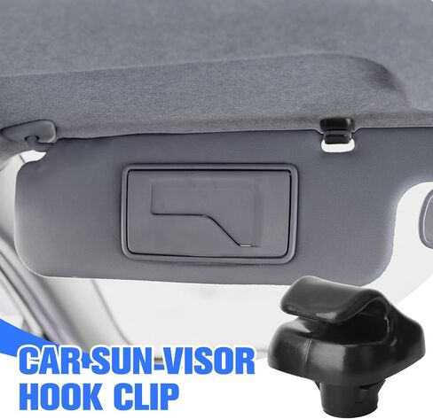 2007 Sun Visor Clip Replacement Compatible with Honda Accord, Sunvisor Inner Clips for Civic CR-V Odyssey Ridgeline Element Pilot Acura TSX RSX, OEM #88217S01A01ZA 88217S04003ZA (Gray) in Saudi Arabia