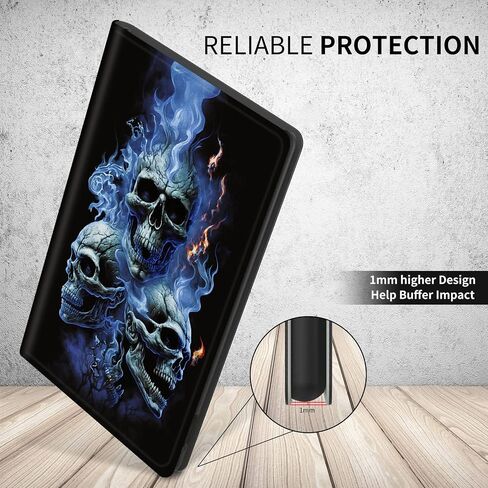 حالة لجميع قرص Amazon Kindle Fire 7 (الجيل التاسع/7/الخامس ، 2019/2017/2015) ، وغطاء ذكي متعدد الأزداد للشرائح لأمازون Kindle Fire 7 Inch- Dandelion Floral in Saudi Arabia