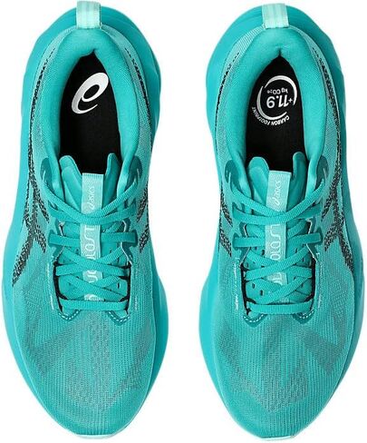 Asics Men's NOVABLAST 5 Trail Running Shoes, 9, Nature Bathing/Lime Green in Saudi Arabia