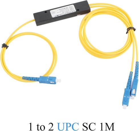 Fiber Optic Splitter 1x2 FBT Splitter Splitter Singlemode 1310/1550nm لـ FTTH و CATV و LAN (SC/UPC ، 2PCS) in Kuwait