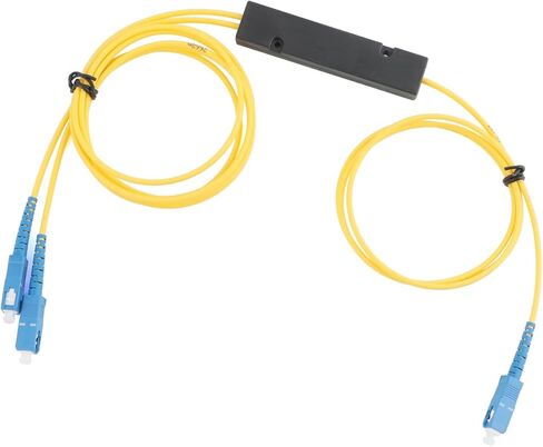 Fiber Optic Splitter 1x2 FBT Splitter Splitter Singlemode 1310/1550nm لـ FTTH و CATV و LAN (SC/UPC ، 2PCS) in Kuwait