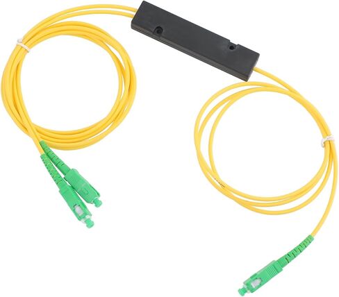 Fiber Optic Splitter 1x2 FBT Splitter Splitter Singlemode 1310/1550nm لـ FTTH و CATV و LAN (SC/UPC ، 2PCS) in Kuwait