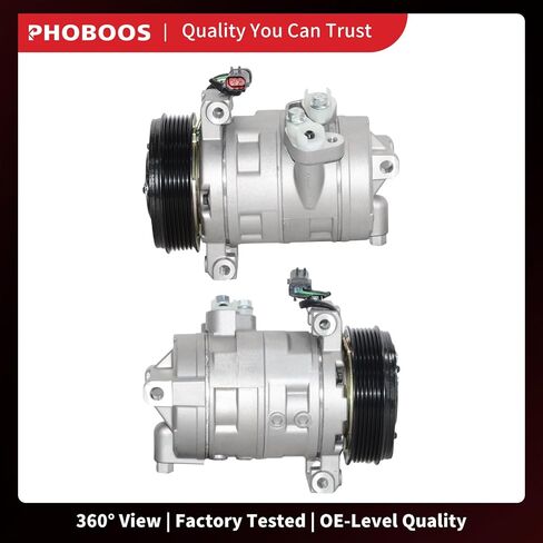 ضاغط Phoboos A/C مع القابض متوافق مع نيسان Sentra 2013-2019 L4 1.8L. تبريد سريع ، ضوضاء منخفضة ، تسهيل التثبيت ، المرجع. CO-29072C ، 98585 in Kuwait