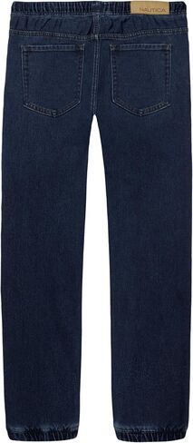 Nautica Boys' Pull-on Stretch Denim Jogger Jeans, 5-Pocket Style & Drawstring Closure in Saudi Arabia