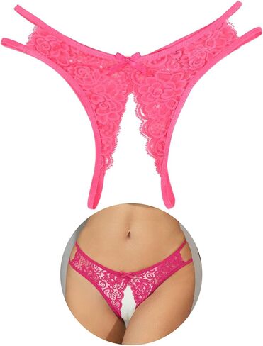 ohyeah Women Lace G-String Thongs Plus Size Lace Panties Thong Underwear in Saudi Arabia