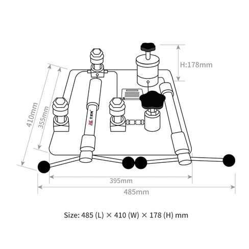 منصة المعايرة الهيدروليكية ALKT819 ارتفاع ضغط زيت الماء ضغط الزيت 160BAR مضخة الضغط الهيدروليكية 0-1600BAR ، 0-23200PSI ، 0-160MPA (0-23200PSI) in Kuwait