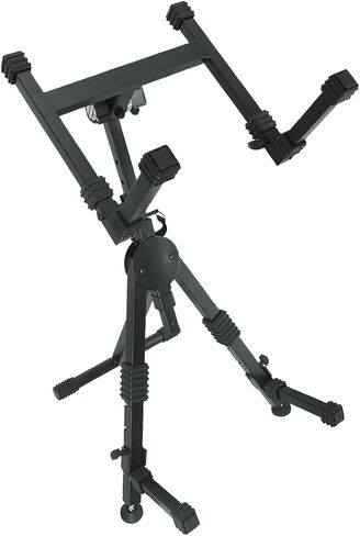 Audiosavings Bundle: Quik Lok BS-625 A-Frame 2-Tier Tilt Back Adjustable Guitar Amplifier Stand Bundle with Rockville Rock Anywhere Waterproof Portable Bluetooth Speaker+TWS Stereo Linking (2 Items) in Saudi Arabia
