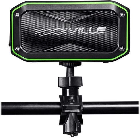 Audiosavings Bundle: Quik Lok BS-625 A-Frame 2-Tier Tilt Back Adjustable Guitar Amplifier Stand Bundle with Rockville Rock Anywhere Waterproof Portable Bluetooth Speaker+TWS Stereo Linking (2 Items) in Saudi Arabia