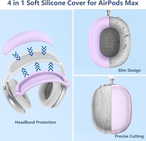 غطاء العلبة لسماعات الرأس الأقصى للـ AirPods ، ومضاد للخلع ، وغطاء الغلاف الواقي للغاية ، وهو العناكب ثلاثية الأبعاد للسماعات الرفاهية ، سماعات Apple Airpods Max (أسود) in Saudi Arabia
