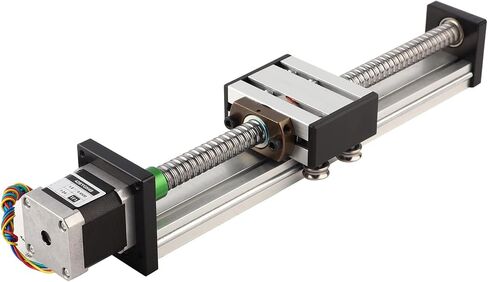 yosoo ball snliding table الشريحة الخطية 200 مم CNC (قضيب المسمار 1610 النطاق الفعال 200 مم) in Saudi Arabia