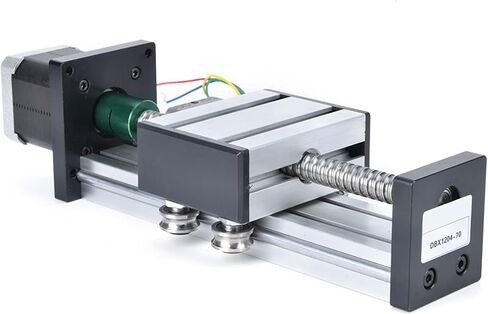 yosoo ball snliding table الشريحة الخطية 200 مم CNC (قضيب المسمار 1610 النطاق الفعال 200 مم) in Saudi Arabia