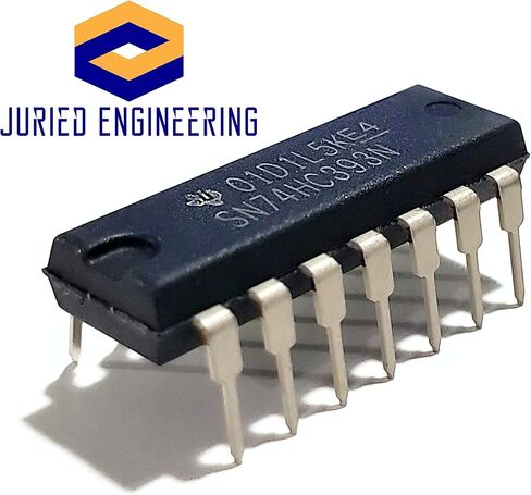 SN74HC393N SN74HC393 74HC393 عدادات ثنائية مزدوجة 4 بت من عدادات الخبز IC DIP-14 (حزمة 5) in Kuwait