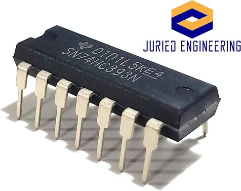 SN74HC393N SN74HC393 74HC393 عدادات ثنائية مزدوجة 4 بت من عدادات الخبز IC DIP-14 (حزمة 5) in Kuwait