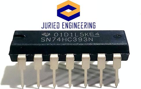 SN74HC393N SN74HC393 74HC393 عدادات ثنائية مزدوجة 4 بت من عدادات الخبز IC DIP-14 (حزمة 5) in Kuwait