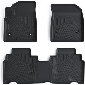 حصيرة أرضية كاريستور تتناسب مع 2017-2024 2025 Ford F-250/F-350/F450 Super Duty Crew CAB مع إكسسوارات تخزين المقعد جميع حصيرة طابق الطقس حماية الرائحة بدون رائحة. in Kuwait