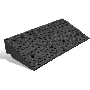 DNA Motoring 2pcs 2 "Rise Ris Rubber Curb Ramp Ramp Hight Duty Dright Ramp Ramp Ramp 38.6 in L X 5.9 in W x 2 in H for loading dock ، warehouse ، healkeair ، kotoccycles ، cars ، tools-00643 in Kuwait