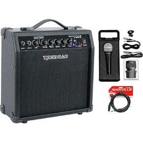Rockville G-AMP 20 واط مضخم الجيتار Combo Amp Bluetooth/Delay + Microphone in Kuwait