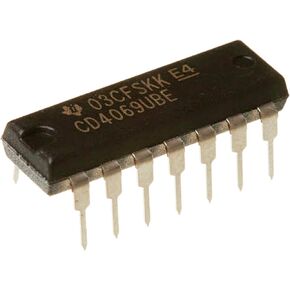 CD4069UBE CD4069 CMOS Hex Inverter Breadboard-Friendly IC DIP-14 (Pack of 8) in Saudi Arabia