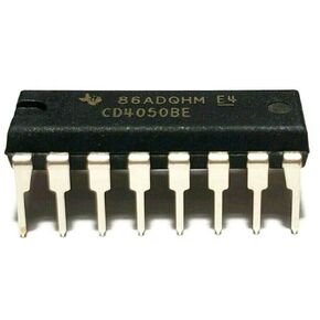 CD4050BE CD4050 CMOS HEX عازلة/محول DIP-16 لوح الخبز (قطعة واحدة) in Kuwait
