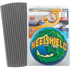 حارس Gator Guards Keelshield Keel Guard - يساعد في منع الأضرار والندبات والخدوش - تثبيت DIY - متوافق مع الألياف الزجاجية ومعظم قوارب الألمنيوم - مصنوعة في الولايات المتحدة الأمريكية - 4 إلى 12 "أطوال in Kuwait