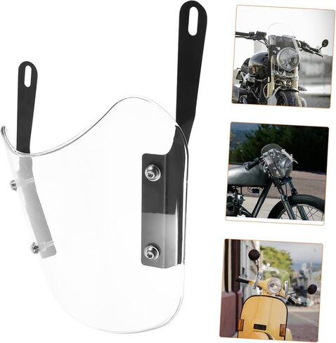 غطاء حماية تعديل الزجاج الأمامي للدراجات النارية Cabilock لـ CG125 من 1 قطعة ملائمة للدراجات النارية والدراجات البخارية متينة وسهلة التثبيت in Kuwait