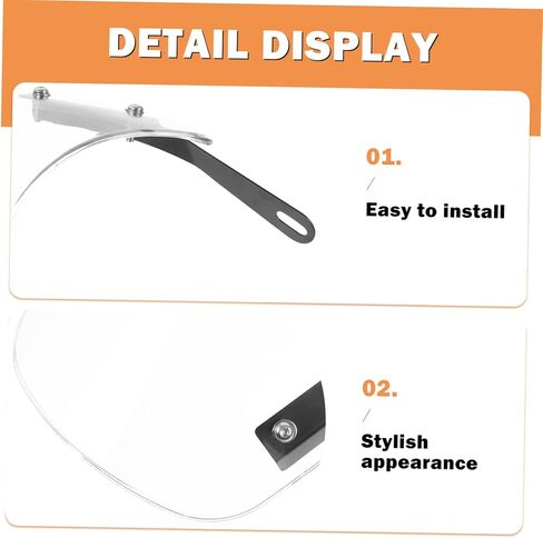 غطاء حماية تعديل الزجاج الأمامي للدراجات النارية Cabilock لـ CG125 من 1 قطعة ملائمة للدراجات النارية والدراجات البخارية متينة وسهلة التثبيت in Kuwait