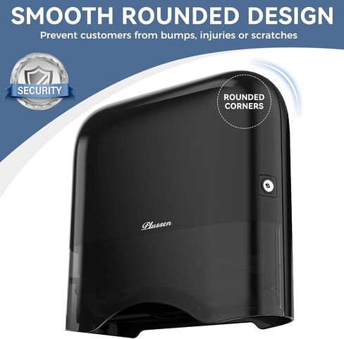 Commercial Paper Towel Dispenser Wall Mount Adhesive 250+ Multifold Trifold c-Fold Folded Hand Towel Dispenser for Bathroom 12" L x 3.8" W x 11.9" H in Kuwait