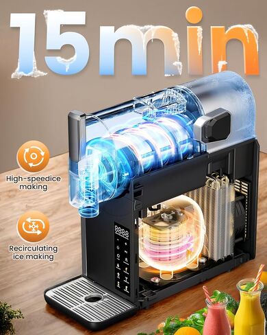 Machine Slushie ، Eastpus 72oz No Ice Trues ، Moster Drink & Soft Service Maker ، تجميد سريع ، 6 إعدادات مسبقة ، للتنظيف الذاتي-للملل ، مارغريتا ، العصائر ، اللبن ، Frappés وأكثر (إصدار 2025) in Saudi Arabia