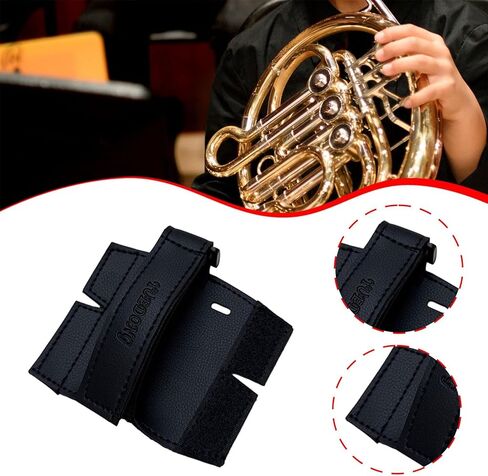 Dynwave French Horn Hand Guard French Horn Parts Universal Non Slip Pu Leather Wear Gover Protector for Exercy in Saudi Arabia
