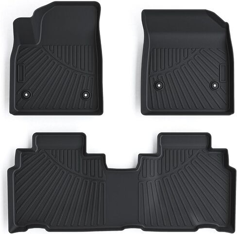 Cartist Floor Mats Fit for 2017-2024 2025 Ford F-250/F-350/F450 Super Duty Crew Cab w/Under Seat Storage Accessories All Weather Floor Mat Heavy Duty TPE Odorless Carpet Protection in Kuwait