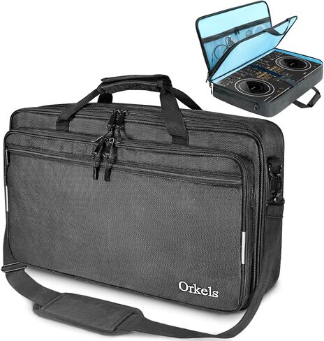 ORKELS DJ Controller Case for DDJ-FLX10, DDJ-GRV6, DDJ-REV5, DDJ-REV7, DDJ-FLX6-GT, DDJ-800, XDJ-RR, DDJ-1000SRT, RX, S8, DDJ SX, SX2, SX3, Inpulse 500 DJ Controller, L-28.3''Wx16''Dx5.9''H in Kuwait