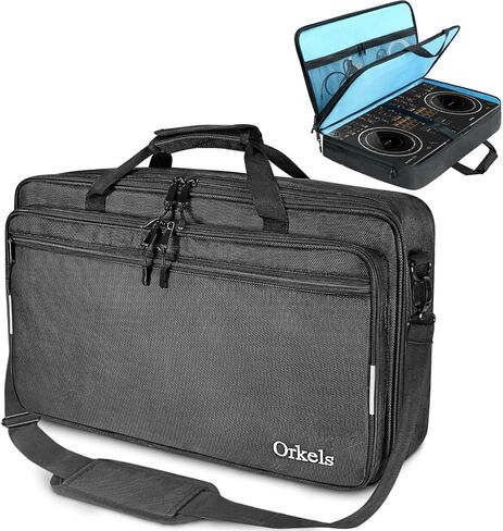 ORKELS DJ Controller Case for DDJ-FLX10, DDJ-GRV6, DDJ-REV5, DDJ-REV7, DDJ-FLX6-GT, DDJ-800, XDJ-RR, DDJ-1000SRT, RX, S8, DDJ SX, SX2, SX3, Inpulse 500 DJ Controller, L-28.3''Wx16''Dx5.9''H in Kuwait